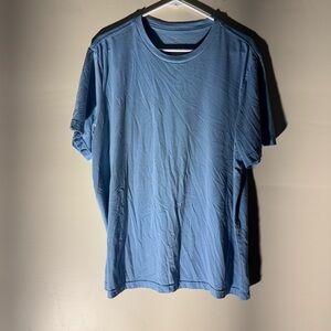 George Light Blue T-Shirt Size XL Short Sleeve Basic Crew Neck Tee